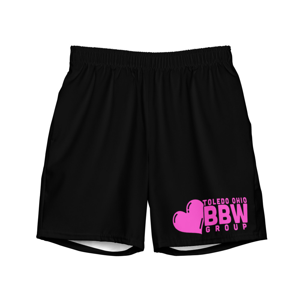 Toledo BBW Pink Logo Men's swim trunks
